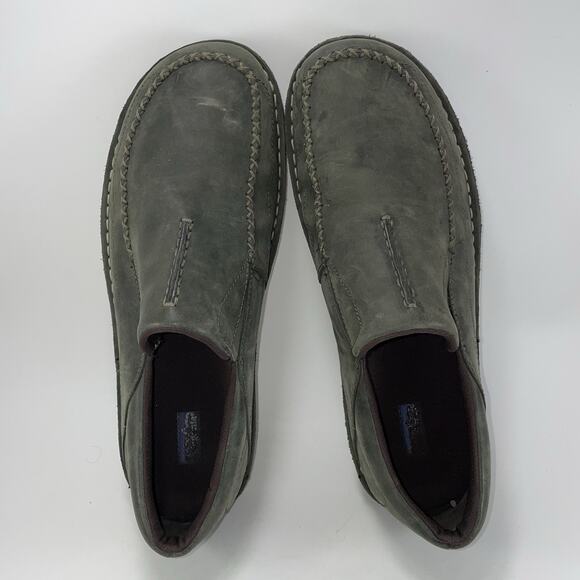 Patagonia Olive Night Slip On Shoes Mens Size 12 Gray Black Casual Loafers